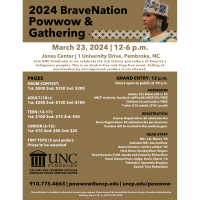 BraveNation Powwow and Gathering, March 23 at UNCP