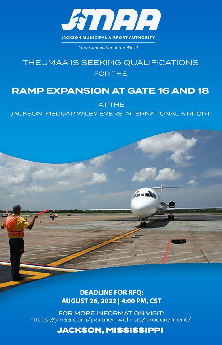 JMAA Announces RFQ for the Ramp Expansion at Gate 16 and Gate 18 at