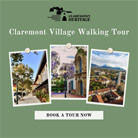 Claremont Village Docent led Walking Tour