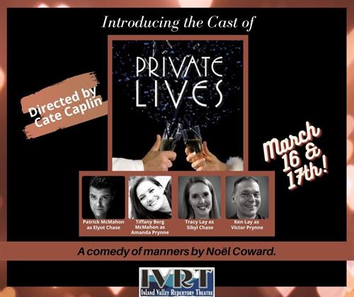 Cate Caplin is Directing “Private Lives” Livestreaming at IVRT