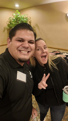 Joseph and Stacey Caponigro at the February 10th, 2026 Business Over Breakfast at the Claremont Double Tree