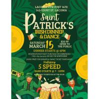 St Patrick's Irish Dinner & Dance - VFW