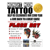 Flash Day Fundraiser - Midnight Moon Tattoo