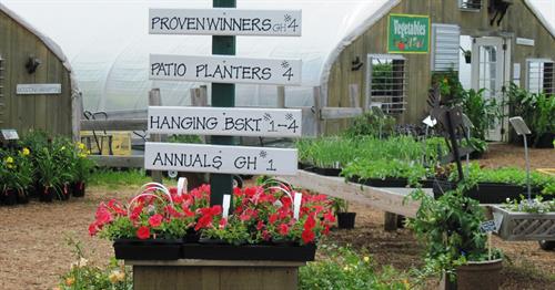 Our garden center has thousands of plants for your garden.