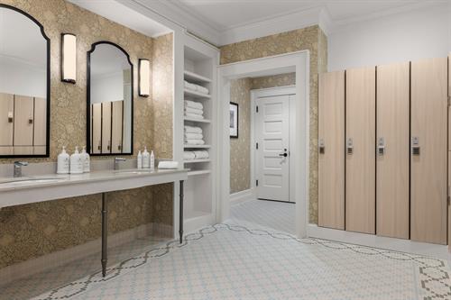 Spa Locker Room