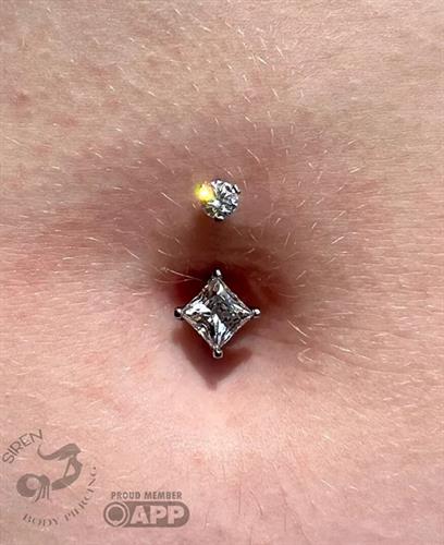 Navel piercing