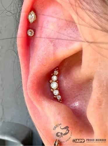 Conch piercing