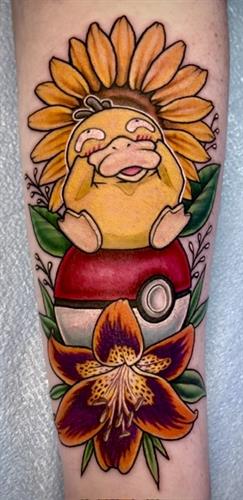 Amber Quartz Amine tattoo