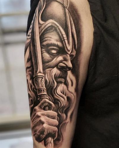 Timm Myers Warrior tattoo 