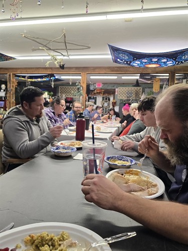 Community gatherings at Silver Sage Cottage