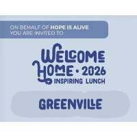 Inspiring Lunch - Hope is Alive Fundraiser