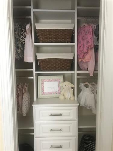 Reach-In Closet for Nursery