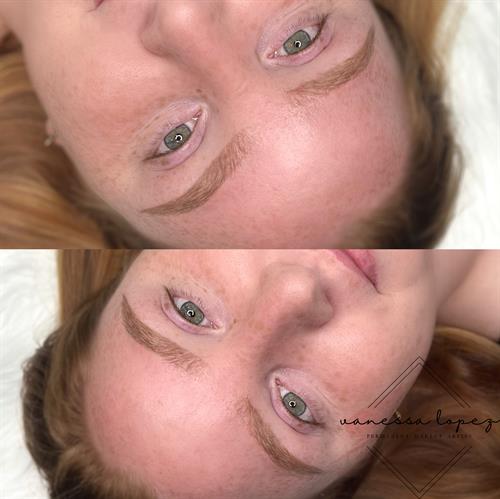 Ombre Powder Brows | Healed after 1 session