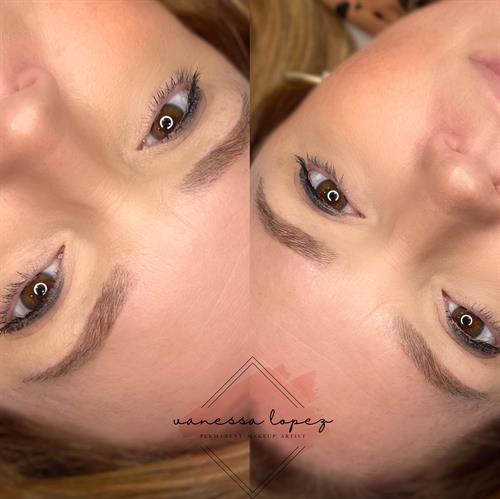 Ombre Powder Brows | Healed after 1st session