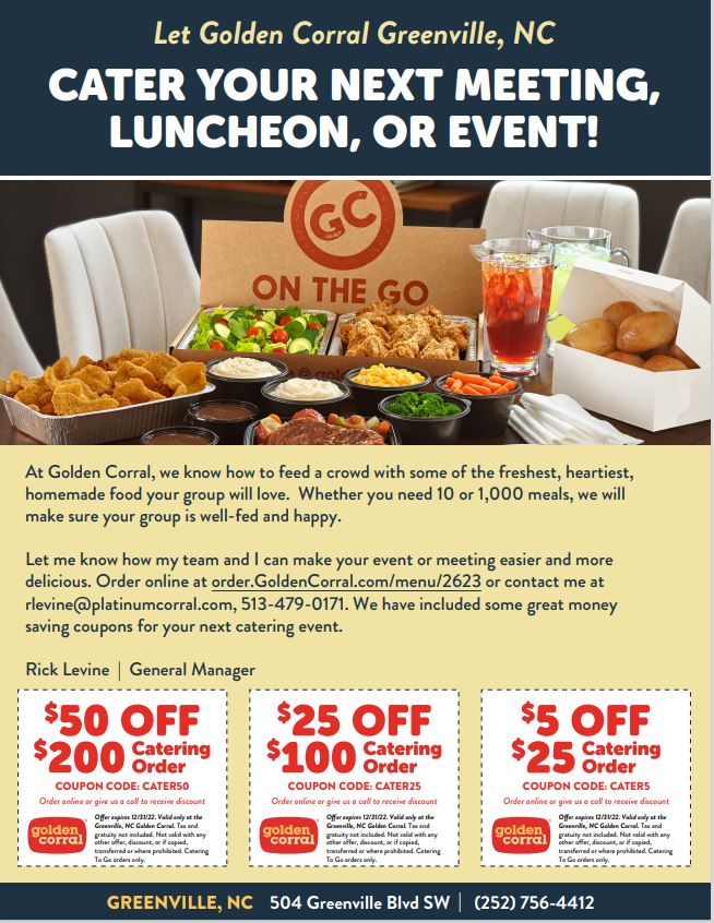 Golden Corral - Let Golden Corral Greenville, NC CATER YOUR ...