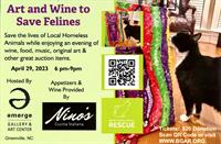 Art and Wine to Save Felines