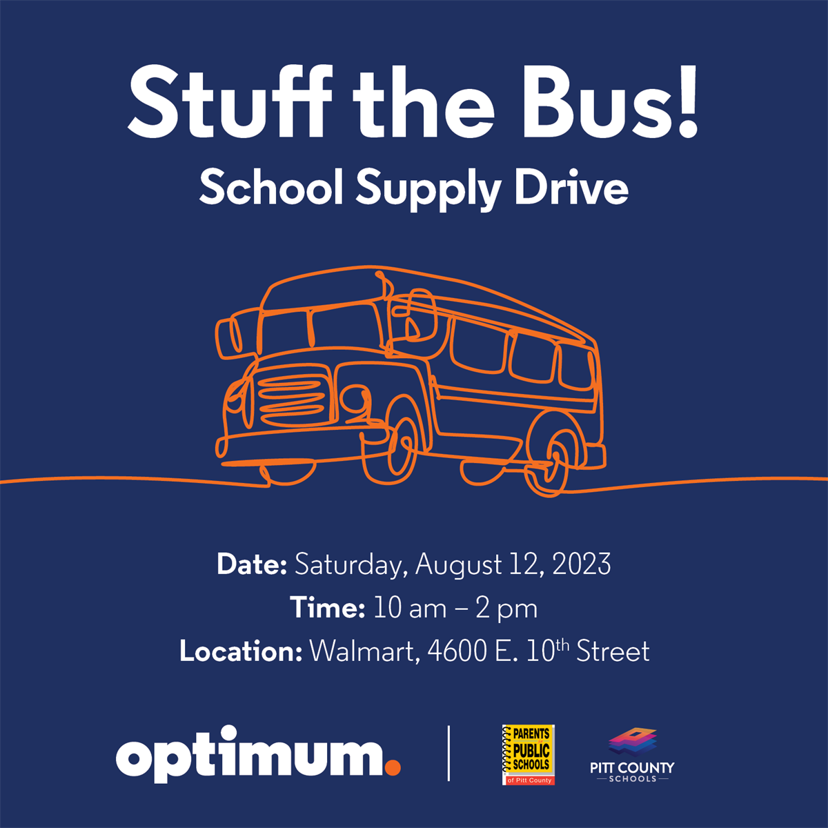 Stuff the Bus Pitt County Returns August 12 - News - Greenville-Pitt County  Chamber of Commerce:
