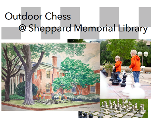 Outdoor Chess at Sheppard Memorial Library