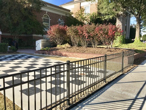 Outdoor Chess at Sheppard Memorial Library