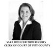 Sara Beth Fulford Rhodes, Clerk of Court
