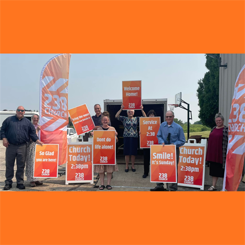 238 Church getting ready for outreach in DeForest WI