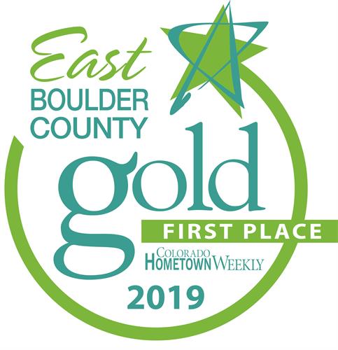 2019 East Boulder County Gold Best Roofing Company
