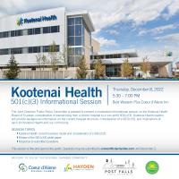 Kootenai Health 501(c)(3) Public Information Session