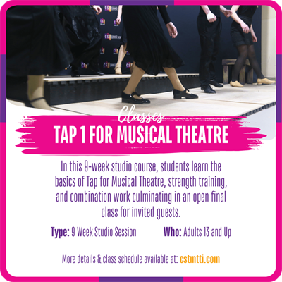 Tap 1 for Musical Theatre ages 13-adult
