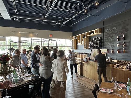 Base Camp Wine & Co. offers monthly events, bringing the wine-loving community together. 