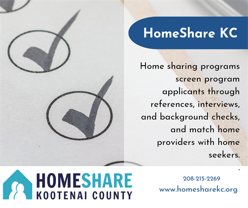 HomeShare KC screens and match home providers and seekers. 