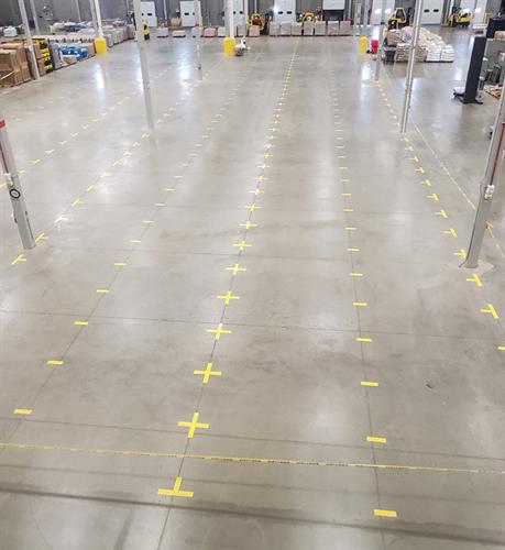 Commercial Yellow Epoxy Lines