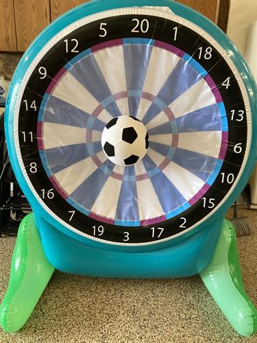 5’ inflatable soccer target 