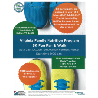 Virginia Family Nutrition Program 5K Fun Run & Walk