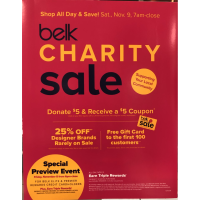 Belk Charity Sale