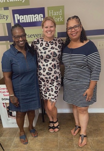 Penmac Team from left to right: Frances Hayes, Jessie Harville, Lakeisha Turner