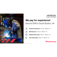 Hitachi Energy South Boston's Second Shift in South Boston is getting a power boost!