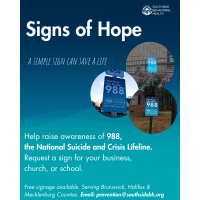 Southside Behavioral Health’s Signs of Hope campaign