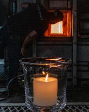 Simon Pearce Factory Outlet and Glassblowing