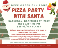 Pizza Party  with Santa