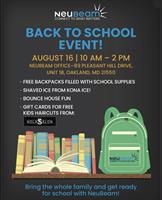 Back to School Event!