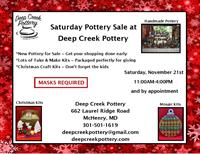 Saturday Pottery Sale