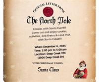 Pictures and Cookies with Santa and Firetrucks!