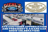 Diehl's Ford 4th Customer Appreciation and President's Award Car Show Celebration