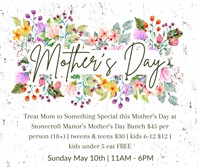 Mother's Day Buffet at Stonecroft Manor
