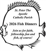 St. Peter's Annual Fish Dinners During Lent