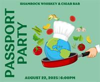 Passport Party at Shamrock Whiskey & Cigar Bar