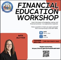 Financial Education Workshop with Ally Fox