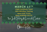 St. Patrick's Day at The Green Room