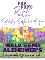 PopPop's Path's 5th Annual Alzheimer's & Dementia Awareness Walk