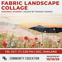 Fabric Landscape Collage Class